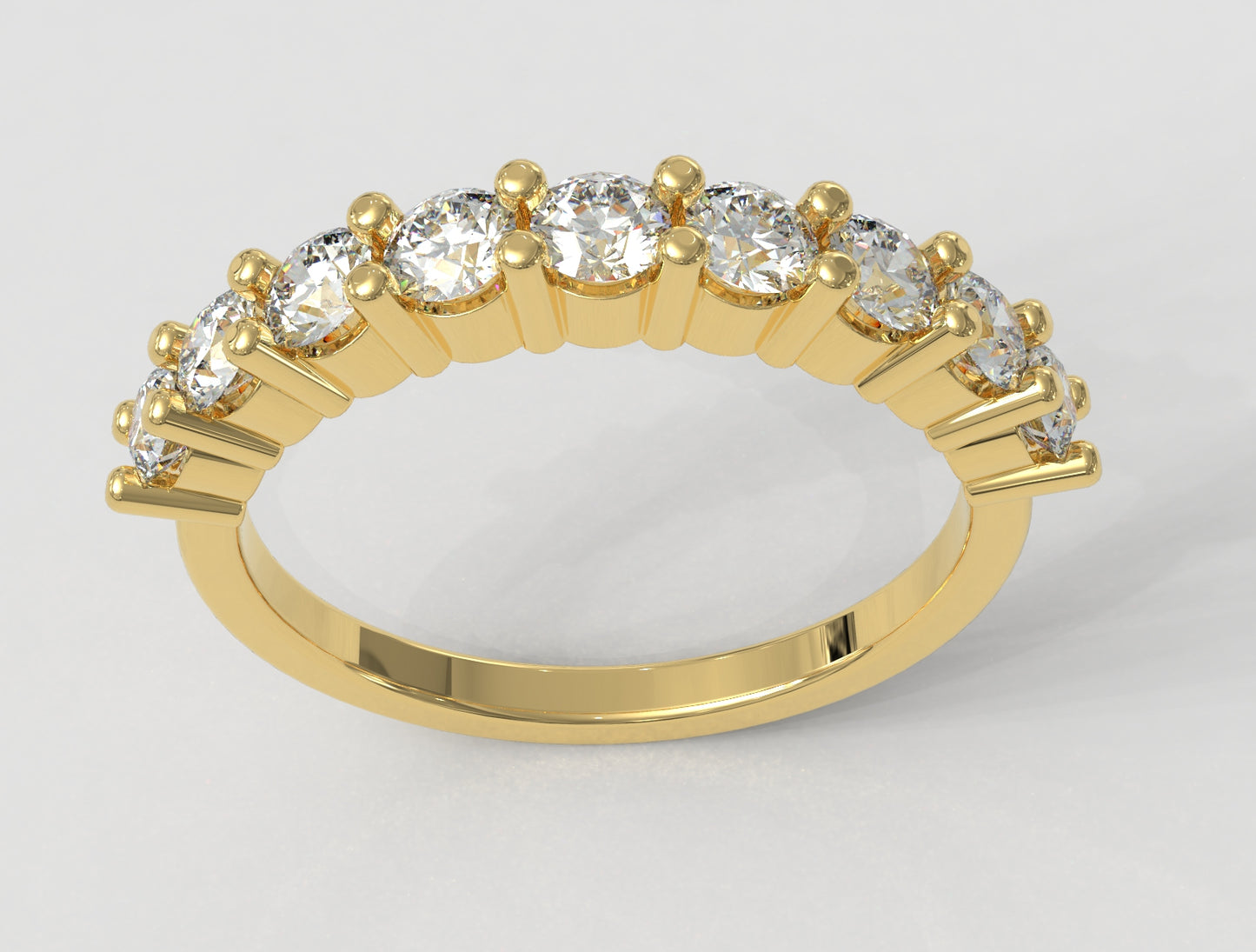 Anillo 9 oro amarillo 18k